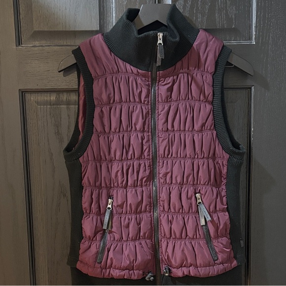 Calvin Klein Jackets & Blazers - Calvin Klein Burgundy Quilted Vest women’s size L